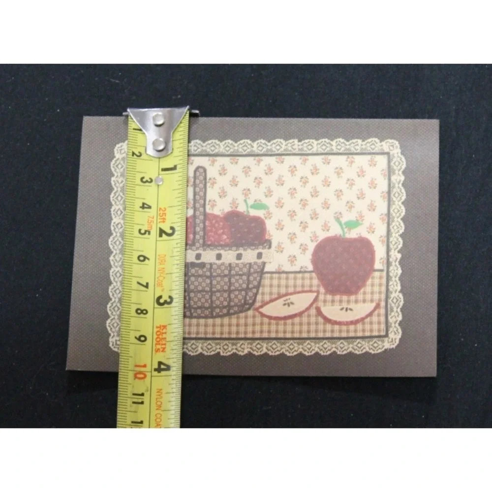 Vintage 1983 Mead Apple Country Stationery Set Cards Envelopes Paper 166 Pieces